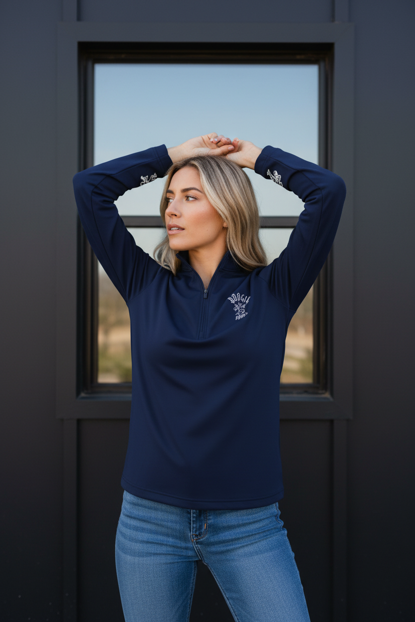 Yo-Yoz Embroidered Quarter-Zip — adidas