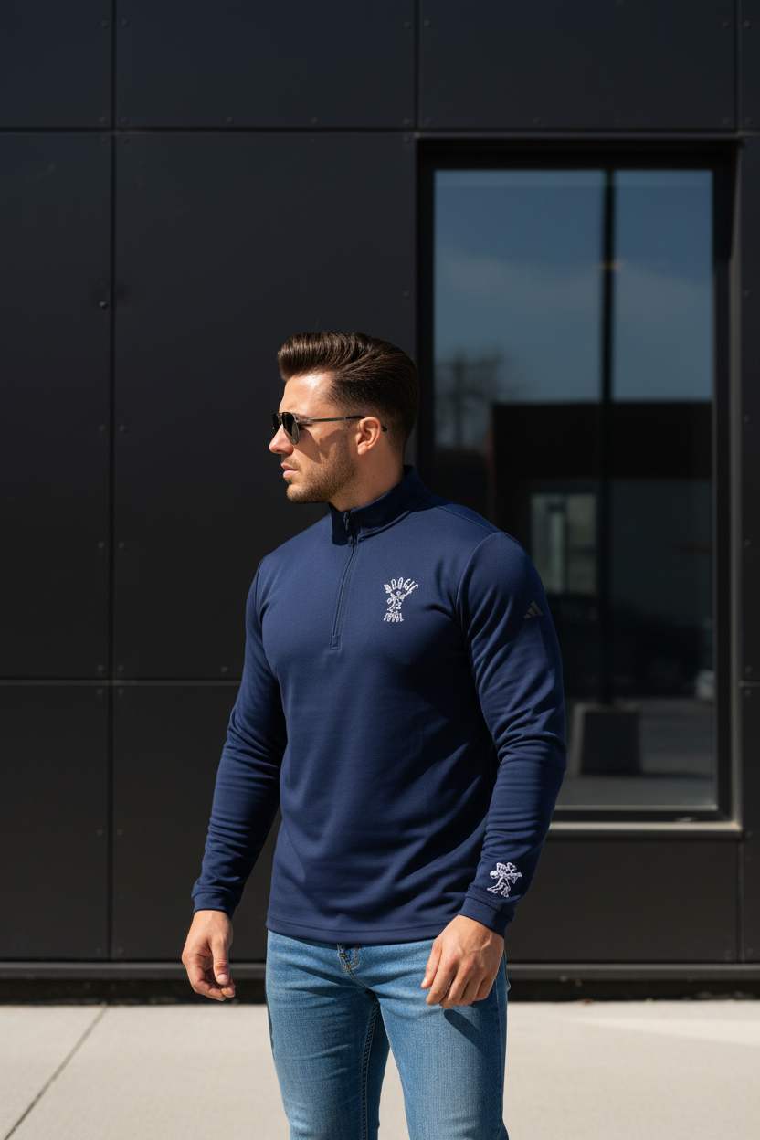 Yo-Yoz Embroidered Quarter-Zip — adidas
