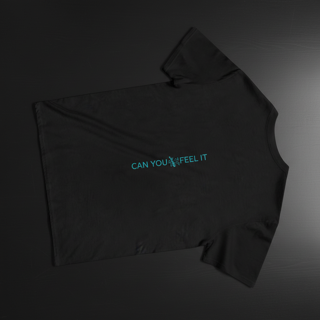 Can You Feel It V-Neck Tee